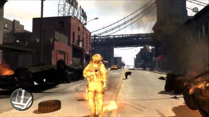 GTA 4 Call of Duty in GTA (Soldier + Terrorist Mod Funny Moments)