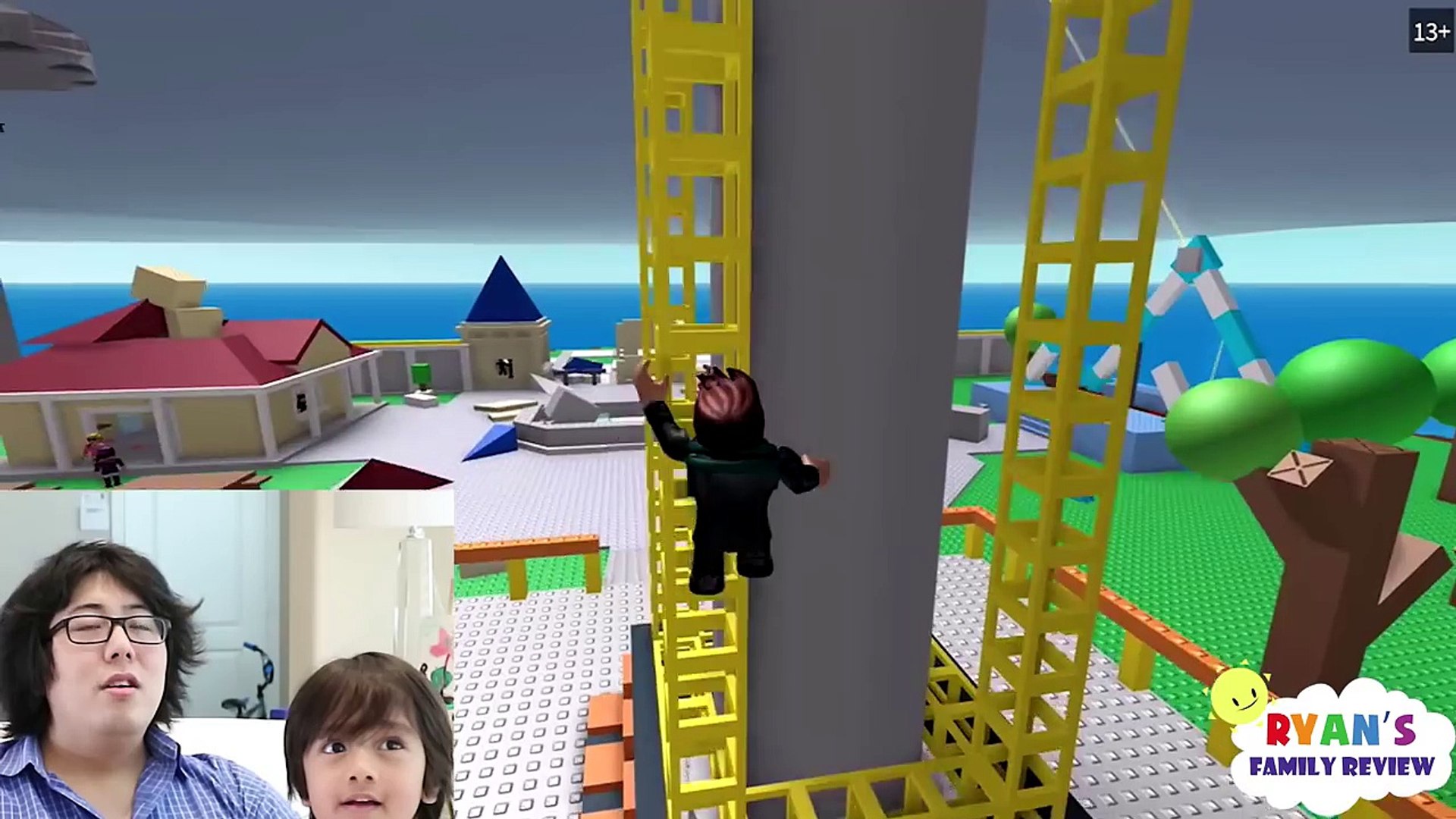 ⁣Ryan and Daddy Game Night! Let's Play Roblox Natural Survival Disaster with Ryan