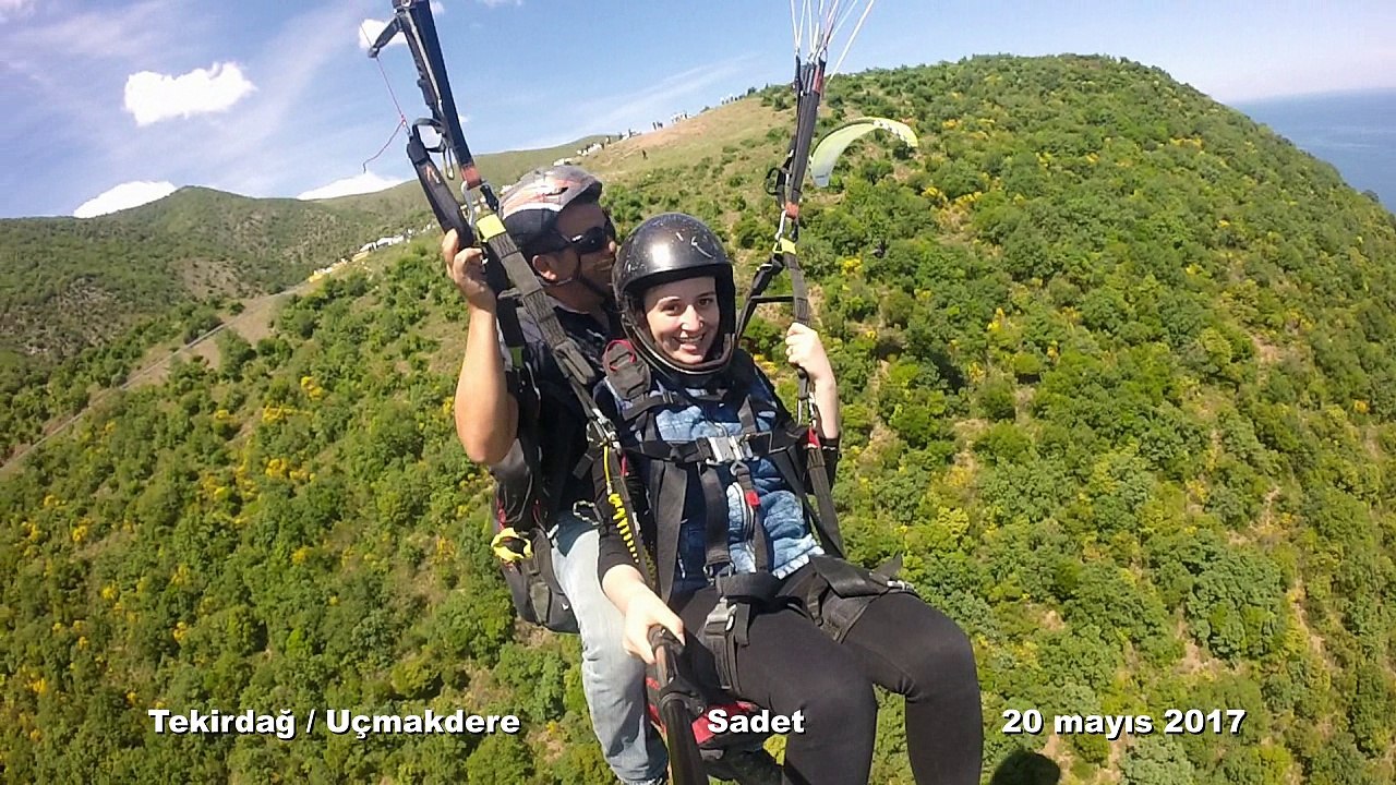 Tekirdağ Yamaç Paraşütü Sadet  20 mayıs 2017