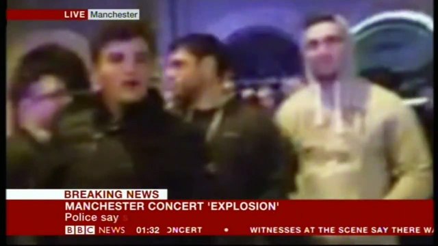 Manchester : Un journaliste de la BBC Ed Thomas perturbé en plein direct par une détonation - VIDÉO