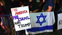 Des militants manifestent contre Trump à Jérusalem
