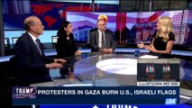 Protesters in Gaza burn U.S., Israeli flags | Tuesday, May 23rd 2017