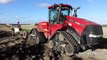Deep ploughing & Field Leveling   CASE IH Quadtrac 450 & STX 375   Gebr. Bork diepploegen   Plowing