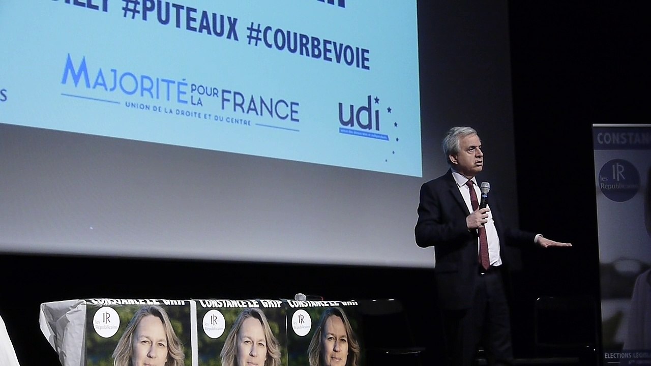 Réunion publique de Constance Le Grip candidate aux législatives - Introduction & discours de soutien de Roger Karoutchi