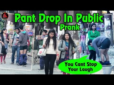 Pant Drop In Public || Falling In Public-Can't Stop Your Laugh //India Laughing Revolution-AK PRANK