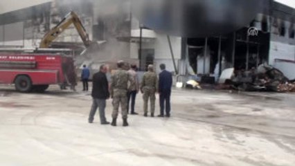 Güncelleme - Marketler Zincirinin Bölge Deposunda Yangın