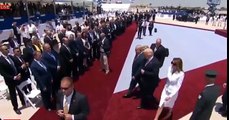 Melania Trump Swat Away President Donald Trump’s Hand