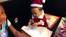 Bad Santa Attacks Bad Baby Transforms with Magic Wand Prank! Bad Baby Toy Freaks Mom Out-3L