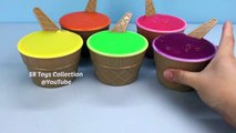 Gooey Slime Ice Cream Surprise Cups Play & Learn Colours with Playdough Ducks Fun Creative for Kids-SfJfP1N