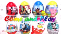 Super Surprise Eggs Kinder Surprise Kinder Joy Disney Mickey Mouse Peppa Pig Paw Patrol For Kids-FoDc