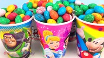 M&M Surprise Cups Disney TMNT Toy Story Hello Kitty Learn Colors Play Doh Dorami Animals Molds Kids-8t-Z9NwO