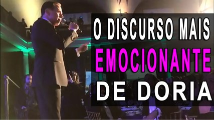 下载视频: João Doria faz discurso emocionante ao receber prêmio de 