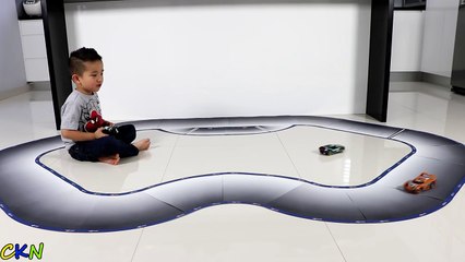 Hot Wheels AI Goes High-Tech With Video Game Style Racing Play! Ckn Toys Unboxing-CoNxFB