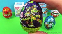 8 Surprise Eggs Disney Planes Kinder Joy Angry Birds Donald Duck Kinder Surprise Taddy Teddy-Xw