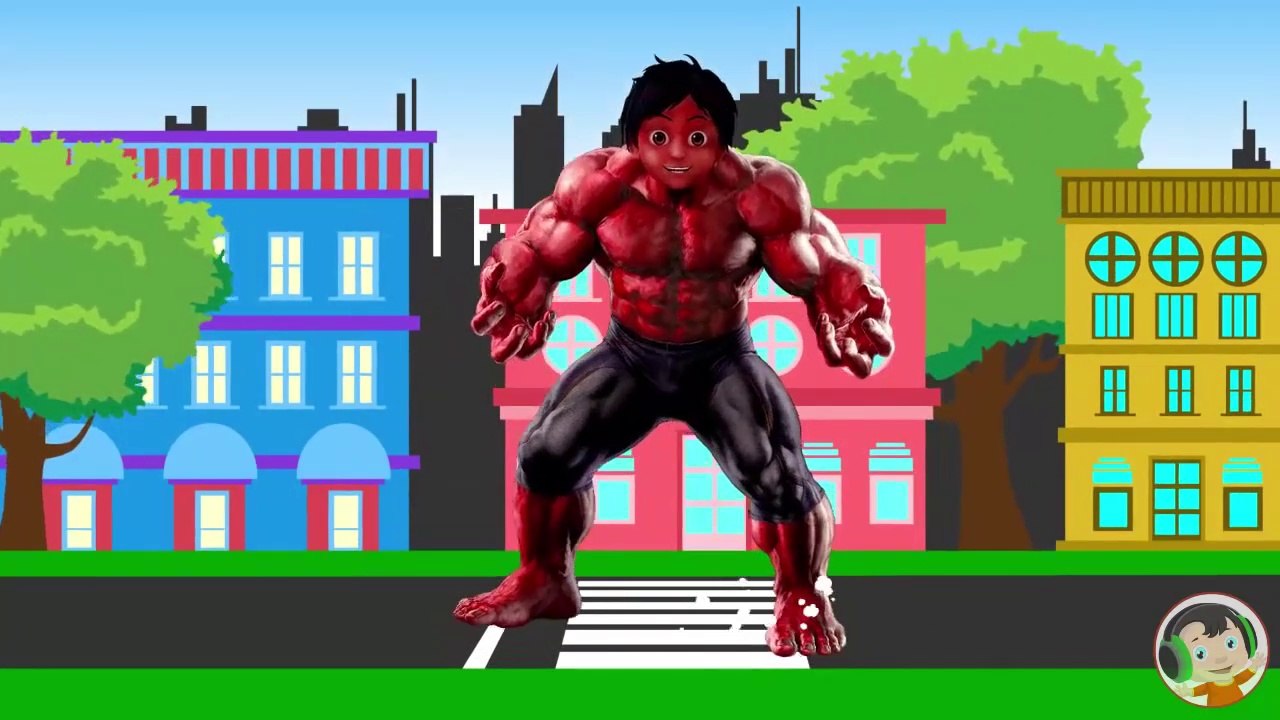 Shiva and Hulk VS Thor Avengers Finger Family Song - Learn Colors for Kids and Toddlers-oY