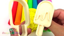 Learn Colors Play Doh Modelling Clay Popsicle Ice Cream Pororo Paw Patrol Microwave Surprise Toys-Uugfm