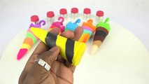 DIY Super Colors Play Doh Pencils Modellling Clay Play Doh Ice Cream Popsicles Umbrella Learn Color-GNrcW5Ffo