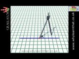 How to draw a perpendicular to a line from a point on the line--H8YfTWk