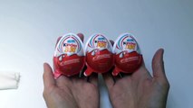 3 Kinder Joy Surprise Eggs Unwrapping Toys and Chocolate Ferrero--KXFWEM