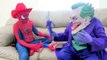Spiderman vs Joker Ice Cream Food Fight! w_ Frozen Elsa iPhone Fail! - Funny Superheroes-gPRO