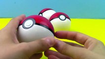 Pokémon GO Surprise Eggs Toys Pokeball Pokebolas Sorpresa Opening - Toy Box Magic-fdjW