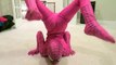 Superhero Superstars Gymnastics - Spiderman vs Joker w_ Pink Spidergirl, Frozen Elsa, Kat Karmashian-bgx