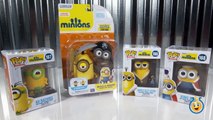 Minions Toys 2015 Build-A-Minion Pirate_Cro-Minion & FUNKO POP King Bob & Bored Silly Kevin-Knf