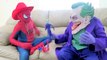Spiderman vs Joker Ice Cream Food Fight! w_ Frozen Elsa iPhone Fail! - Funny Superheroes-gPROfmaH
