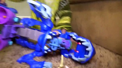 Giant Size GODZILLA vs Ultra T-Rex DINOSAUR in Giant Hatching Surprise Egg Kids   Toys-B-o0vxx