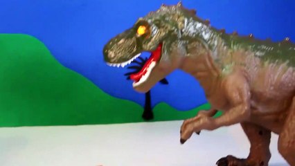 DINOSAUR SURPRISE EGGS HUNT with Slither.io Toys Blind Bags _ Trap Toy Dinosaurs with Snakes-TVsAN3u