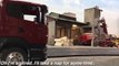 BRUDER RC Jeeps and Trucks MAGOM HRC Scania 8x8 on Parking Deck-n9