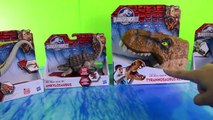 Jurassic World toys dinosaur videos for children T-rex puppet Dilophosaurus Dimorphodon Ankylosaurus-HL2ahlj4