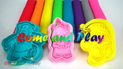 Скачать видео: Learn Colors Play Doh Modelling Clay Pororo and Friends Surprise Toys Kinder Joy Paw Patrol Eggs-Y3y