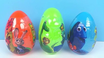 Zootopia Good Dinosaur Finding Dory Surprise Eggs-5UPaNbyN