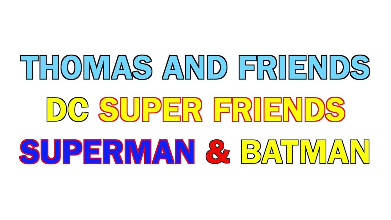 THOMAS AND FRIENDS MINIS TOY TRAINS SUPERMAN BATMAN DIESEL SUPERHEROES-VFGFYa