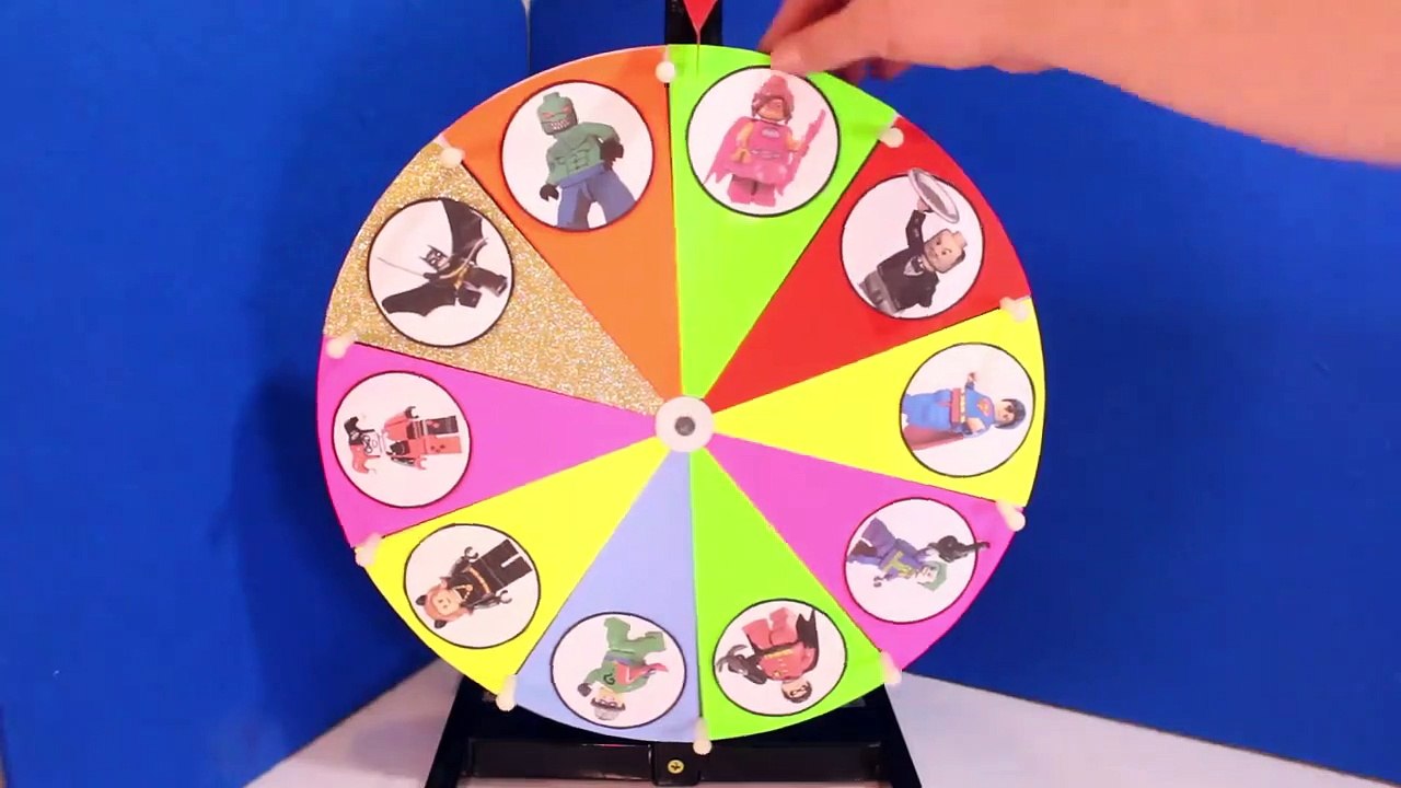 LEGO BATMAN MOVIE TOYS Slime Wheel Game _ Surprise LEGO BATMAN Blind Bags TOYS Kids Games--j
