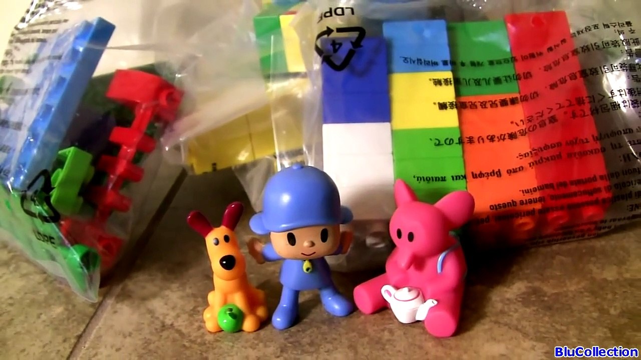 MegaBloks Pocoyo at the Zoo with Elly the Elephant - Parque Zoológico Juguete de Bloques-pcP