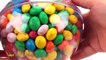 Giant M&M Chocolate Orb Surprise Toys Disney Ooshies Paw Patrol Learn Colors Play Doh Ice Cream Kids-Av
