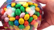 Giant M&M Chocolate Orb Surprise Toys Disney Ooshies Paw Patrol Learn Colors Play Doh Ice Cream Kids-AvSis
