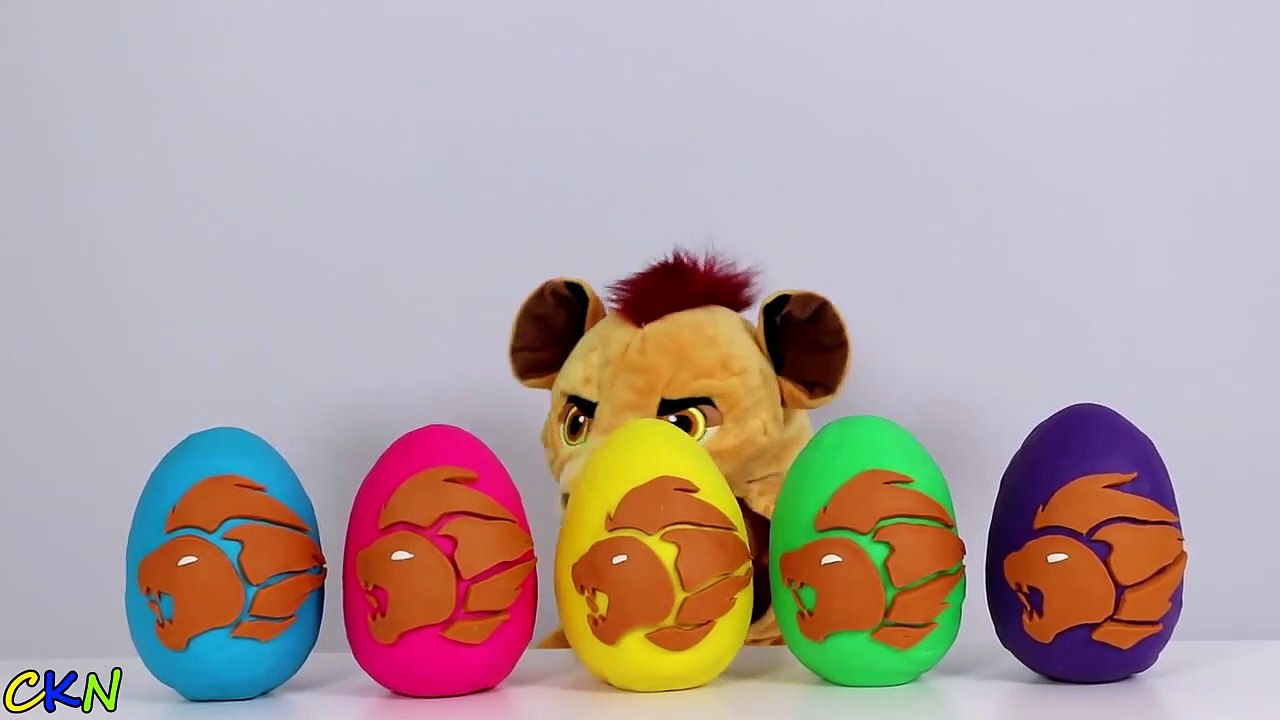 Disney The Lion Guard Play-Doh Surprise Eggs Opening Fun With Kion  Ckn Toys--MgW3aI2