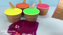 Gooey Slime Ice Cream Surprise Cups Play & Learn Colours with Playdough Ducks Fun Creative for Kids-SfJfP1