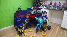 BIGGEST PAW PATROL SURPRISE TOYS BOX Opening PawPatrol Eggs Toy Surprises Tricycle Ride-On Tracker-25CNZ