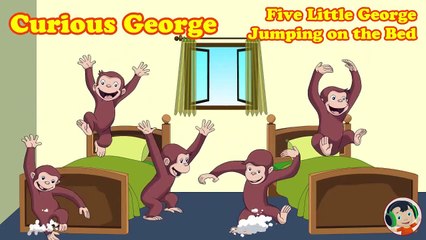 Five Little Monkeys George Jumping on the Bed - Kids Song - Nursery Rhymes-JIsL