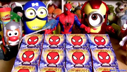 Spiderman Choco Treasure Toy Surprise Eggs DC Marvel Sorpresa Huevos by ToysCollector-rZ19kdaE