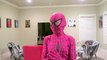 Superhero Superstars Gymnastics - Spiderman vs Joker w_ Pink Spidergirl, Frozen Elsa, Kat Karmashian-bgxJxQA