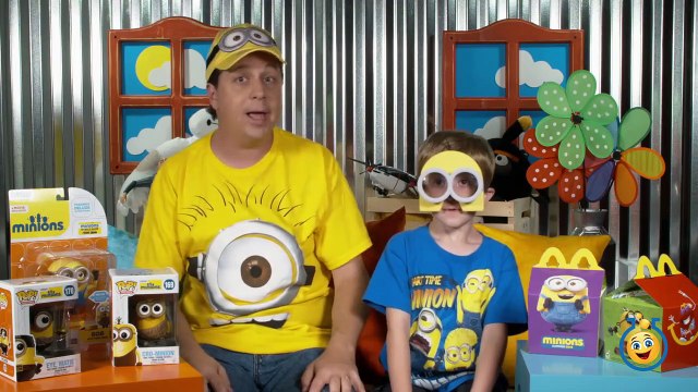 Minions Happy Meal Surprise Toys from McDonald's, Deluxe Figure Bob and Pirate & Caveman Funko Pops-HT_e