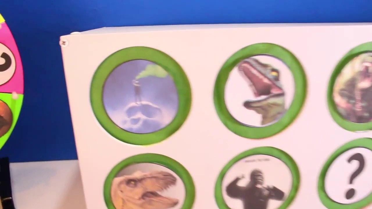 King KONG SKULL ISLAND vs DINOSAURS GAME Surprise Toys Jurassic World Slime Wheel Kids Games-gC7