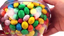 Giant M&M Chocolate Orb Surprise Toys Disney Ooshies Paw Patrol Learn Colors Play Doh Ice Cream Kids-AvSis