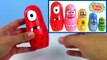 Yo Gabba Gabba Stacking Cups! Learn Colors Nesting Dolls Dinosaur with Surprise Toys ToyBoxMagic-K0