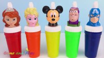 Clay Slime Surprise Toys Disney Superhero Learn Colors Play Doh M&M Candy Nursery Rhymes Kids Fun-GVz